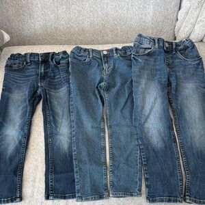 Boy Blue Denim Jeans 3 pairs (4T/5T/6)